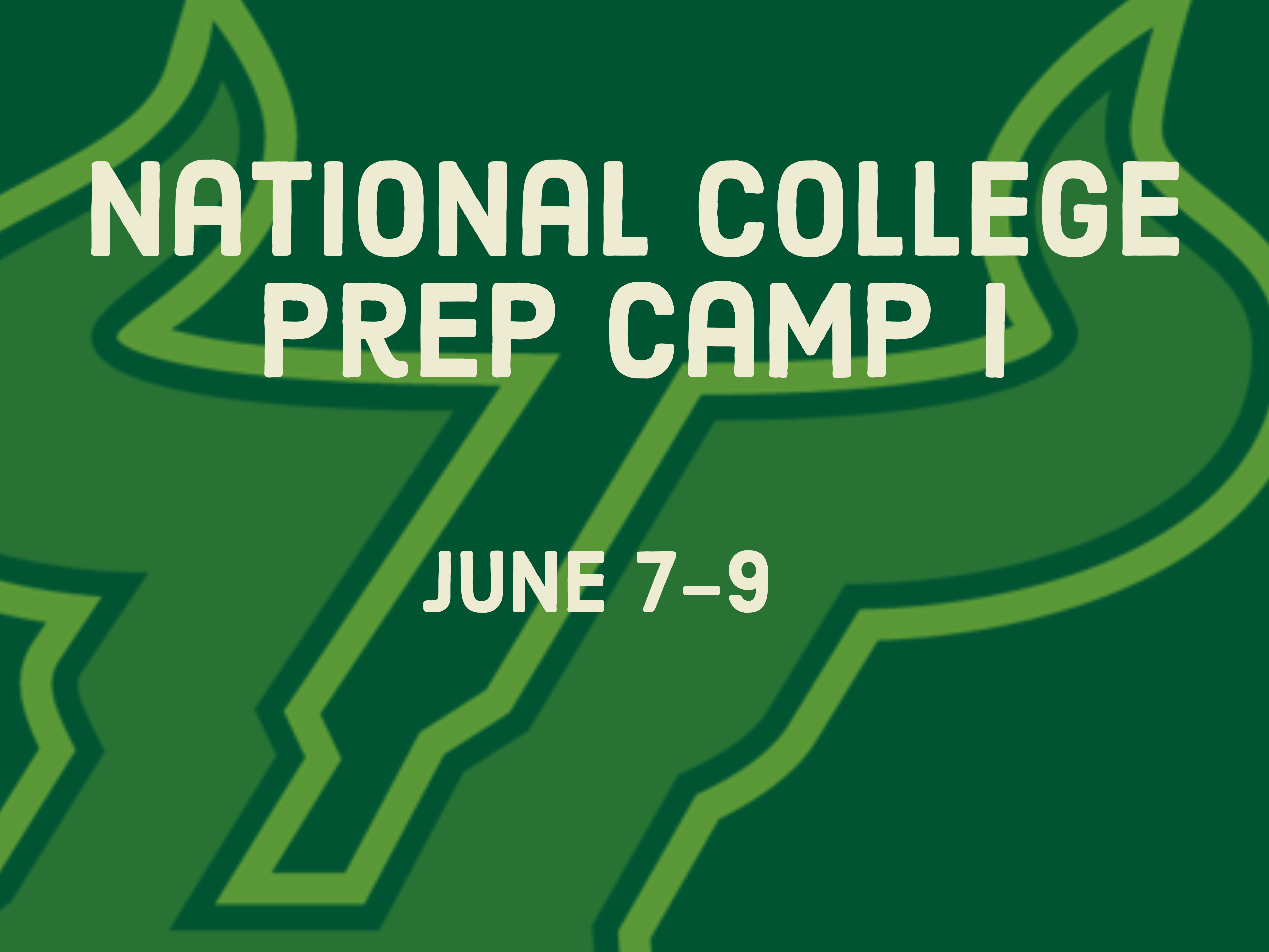 National College Prep Camp I - Camp Is Full, Registration is Closed event image